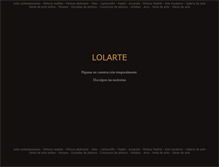 Tablet Screenshot of lolarte.com